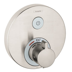 ShowerSelect E Round Thermostatic Single-Function Shower Trim