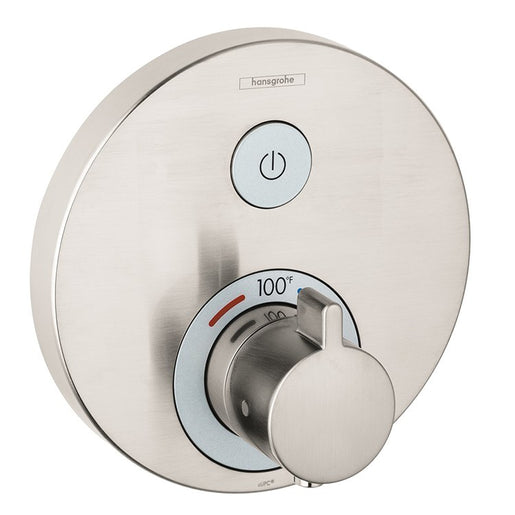 ShowerSelect E Round Thermostatic Single-Function Shower Trim