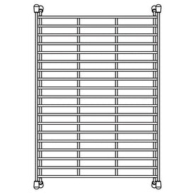 Ikon 14-4/8"L x 10"W Stainless Steel Floating Sink Grid