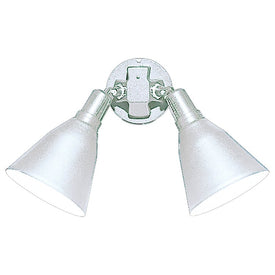 Two-Light Adjustable Swivel Flood Light