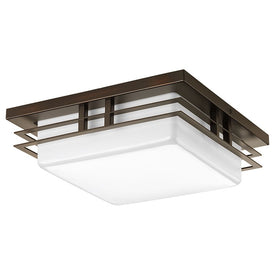 Helm Single-Light Wall/Ceiling LED Flush Mount Light with AC LED Module