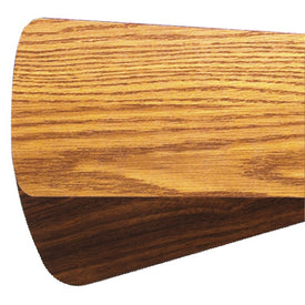 Replacement 52" Type 1 Semi-Square Indoor Ceiling Fan Blades Set of 5 - Medium Oak/Walnut