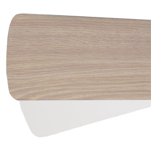 Replacement 52" Type 5 Semi-Square Outdoor Ceiling Fan Blades Set of 5 - Washed Oak/White
