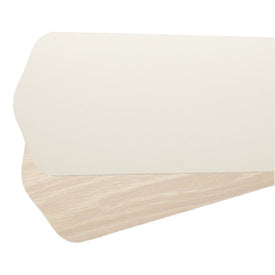 Replacement 52" Type 4 Scalloped Indoor Ceiling Fan Blades Set of 5 - Antique White/Washed Oak