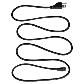 Power Cord 72 Inch Black