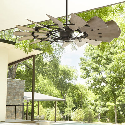 Windmill 72" Fifteen-Blade Ceiling Fan
