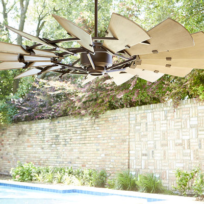 Windmill 72" Fifteen-Blade Ceiling Fan
