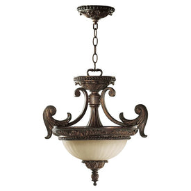Madeleine Two-Light Convertible Semi-Flush Mount Ceiling Fixture/Pendant