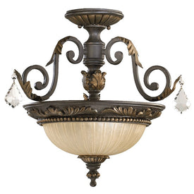 Rio Salado Two-Light Convertible Semi-Flush Mount Ceiling Fixture/Pendant