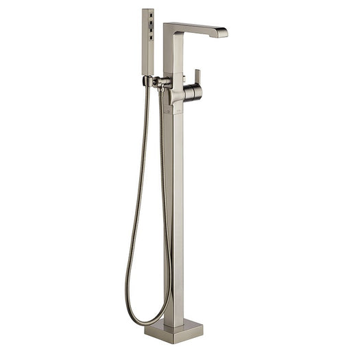 Ara Single Handle Freestanding Floor Mount Tub Filler with Handshower