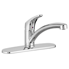 Colony Pro Single Handle Kitchen Faucet with Deck Plate