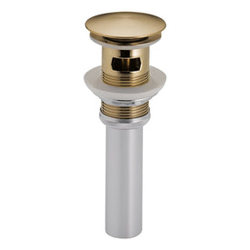 Replacement Push Button Pop-Up Drain Assembly with Overflow