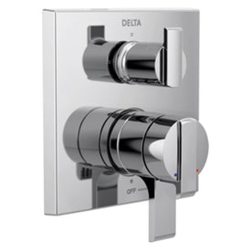 Angular Modern Monitor 17 Series Pressure Balance Valve Trim with Three-Function Diverter
