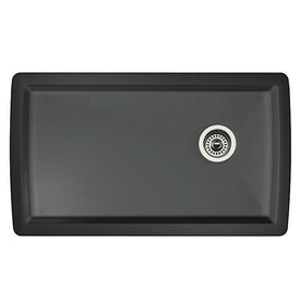 Diamond 33-1/2" Super Single Bowl Silgranit Undermount Kitchen Sink