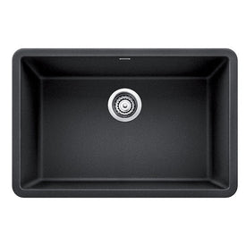 Precis 27" Single-Bowl Silgranit Undermount Rectangular Kitchen Sink - Anthracite
