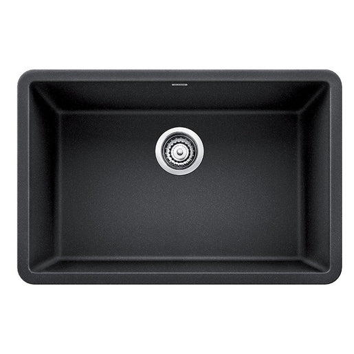 Precis 27" Single-Bowl Silgranit Undermount Rectangular Kitchen Sink - Anthracite