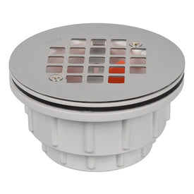 Shower Drain Solvent Weld 2 Inch Stainless Steel PVC