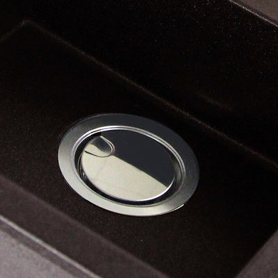 Premium Flip-Top Crumb Cup Kitchen Drain