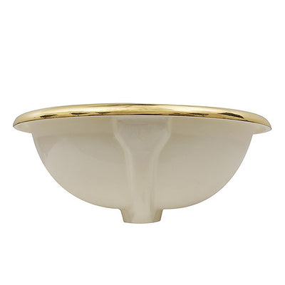 Regatta Sanremo 19-1/2" Italian Fireclay Drop-In Bathroom Sink
