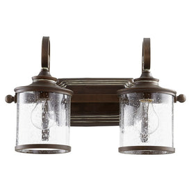 San Miguel Two-Light Bathroom Vanity Fixture