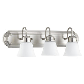 Signature Three-Light Bathroom Vanity Fixture