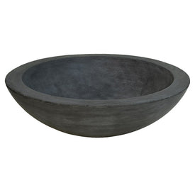 Morro 17" Round NativeStone Vessel Bathroom Sink