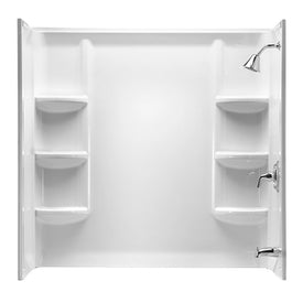 Studio 60"L x 32"W Three-Piece Alcove Bathtub Wall Set