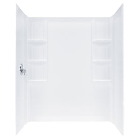 Studio 60"L x 32"W Three-Piece Shower Wall Kit
