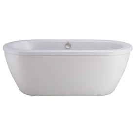 Cadet 66"L x 32"W Oval Freestanding Bathtub