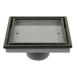 Lagos Series Veil (Tile-In) Line Centerpoint Drain 5-3/4" x 5-3/4"