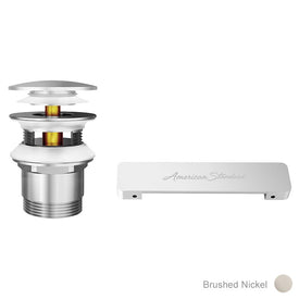 Drain Assembly with Overflow Cover for Freestanding Tubs