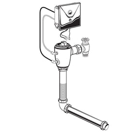 Selectronic Concealed Sensor-Operated Toilet Flush Valve Base without Power Supply