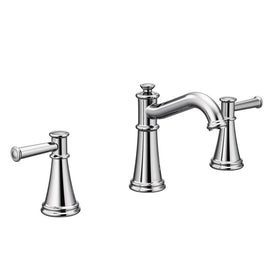 Belfield Two Handle High-Arc Widespread Bathroom Faucet with Drain
