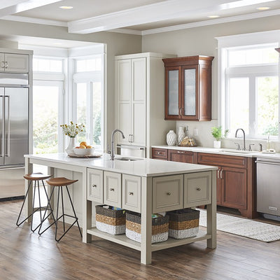 Delancey Two-Handle Widespread Kitchen Faucet with Sprayer