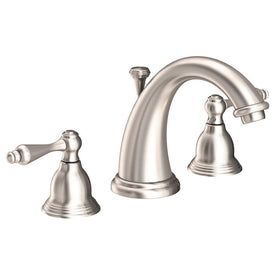 Seaport Two Handle Widespread Bathroom Faucet with Drain - Satin Nickel PVD