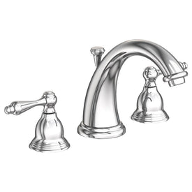 Seaport Two Handle Widespread Bathroom Faucet with Drain - Polished Chrome