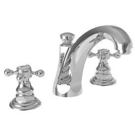 Astor Two Handle Widespread Bathroom Faucet with Lever Handles with Drain Polished Chrome