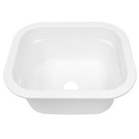 22"W x 18"D Undermount/Topmount Utility Sink