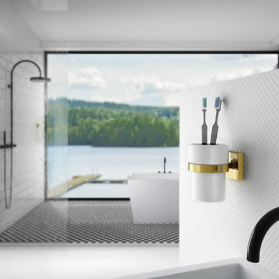 House Wall-Mount Tumbler with Holder