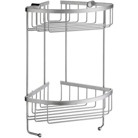 Sideline Wall-Mount Two-Level Corner Shower Basket