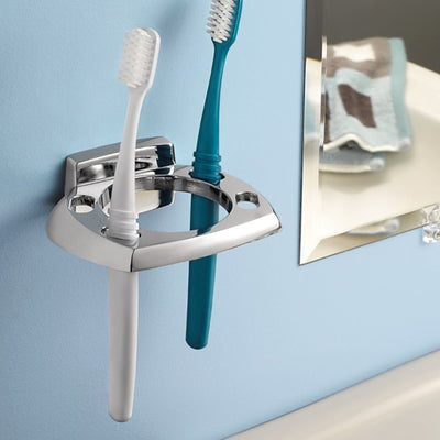 Contemporary Wall-Mount Toothbrush Holder