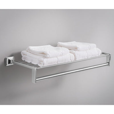 Hotel Motel 24" Towel Shelf with Bar