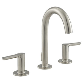 Studio S Two Handle Widespread Bathroom Faucet with Pop-Up Drain and Lever Handles