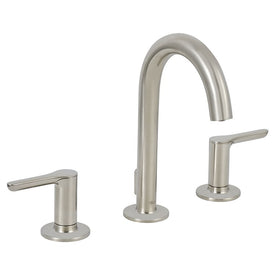 Studio S Two Handle Widespread Bathroom Faucet with Pop-Up Drain and Knob Handles