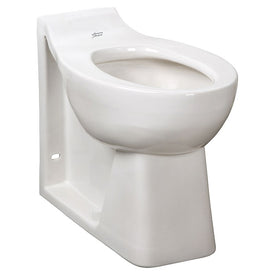 Huron Elongated Back Spud Toilet Bowl with Integral Seat