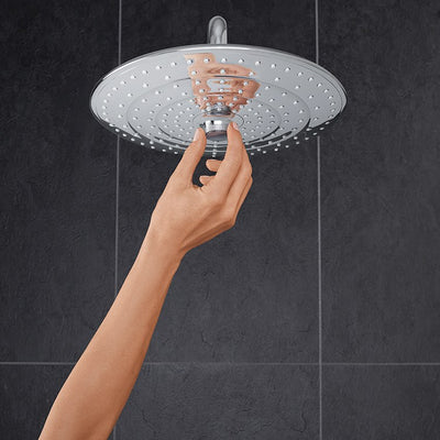 Euphoria 260 Three-Function Raincan Showerhead