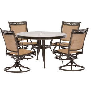 Product Image: FNTDN5PCSWG Outdoor/Patio Furniture/Patio Dining Sets