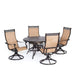 MANDN5PCSW-4 Outdoor/Patio Furniture/Patio Dining Sets