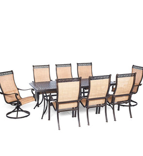 Product Image: MANDN9PCSW-2 Outdoor/Patio Furniture/Patio Dining Sets