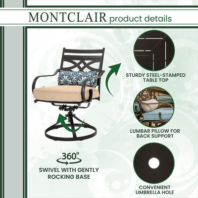 Montclair Five-Piece Patio Dining Set